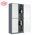 Fadeless multi-function 2 door industrial metal wardrobe